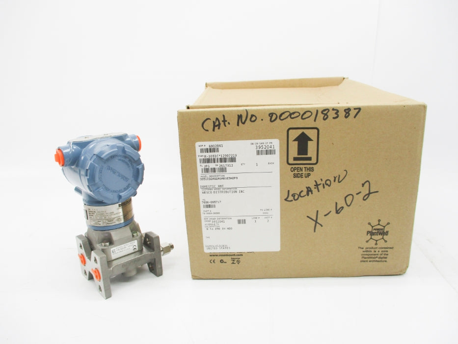 ROSEMOUNT 3051CD2A02A1AB1E5H2P9 4500PSI NSMP