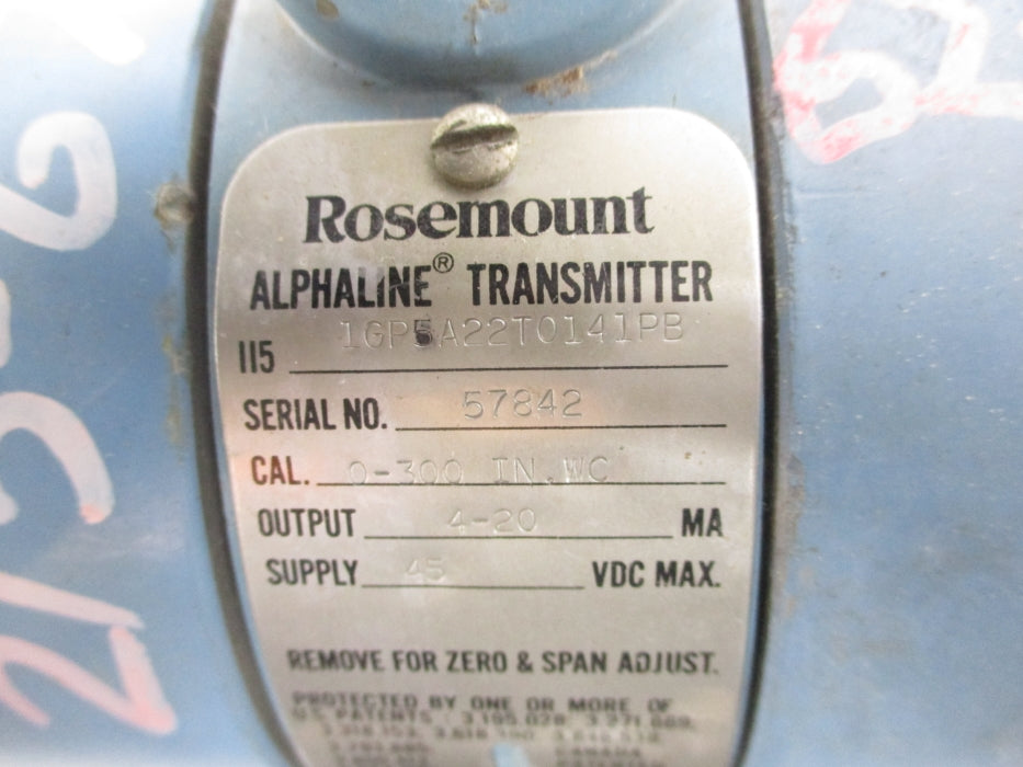 ROSEMOUNT 1151GP5A22T0141PB UNMP