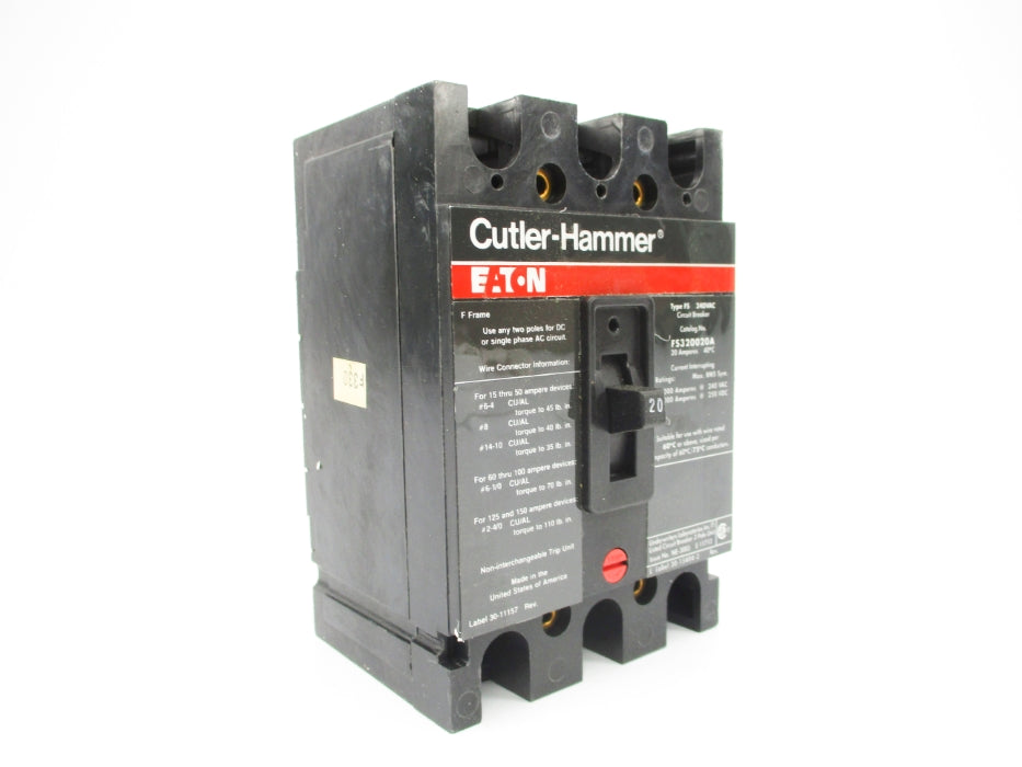 CUTLER HAMMER FS320020A SER. A 20A 240V NSMP