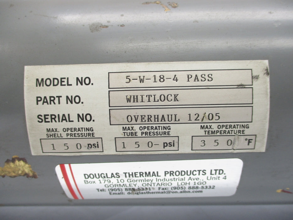 DOUGLAS THERMAL 5-W-18-4 UNMP