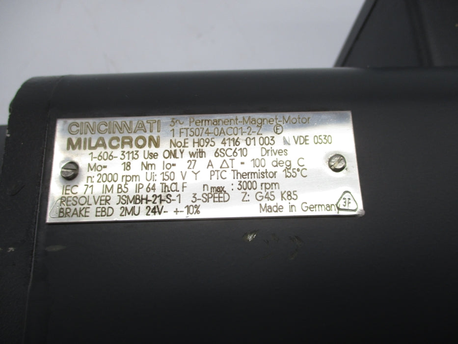 SIEMENS 1FT5074-0AC01-2-Z NSNP