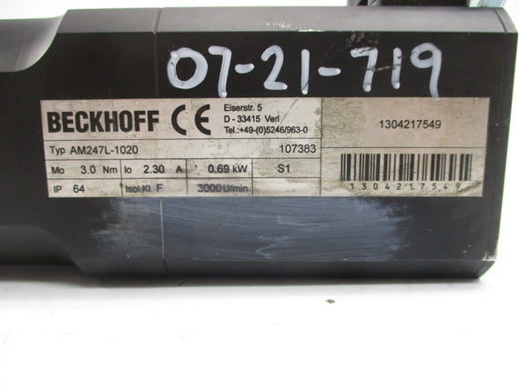 BECKHOFF AM247L-1020 NSNP
