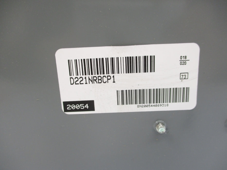 SQUARE D D221NRBCP1 SER. E3 NSNP
