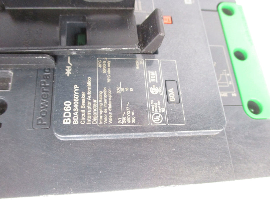SQUARE D BDA34060YYP 60A 240V NUPI