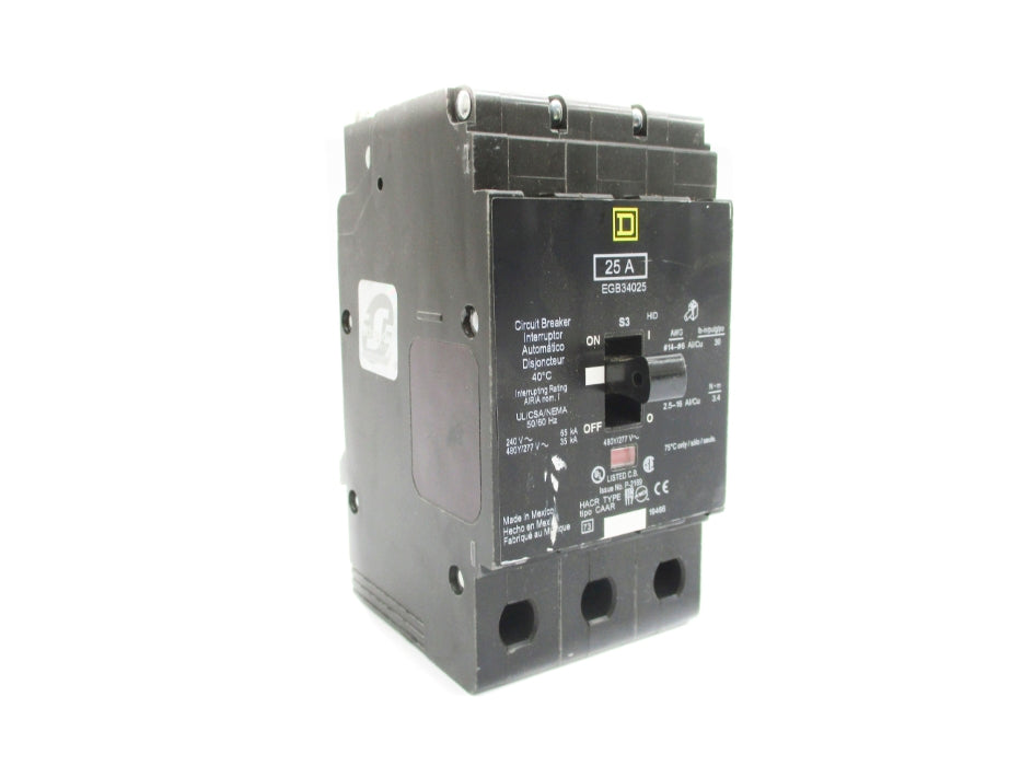 SQUARE D EGB34025 25A 240V NUPI