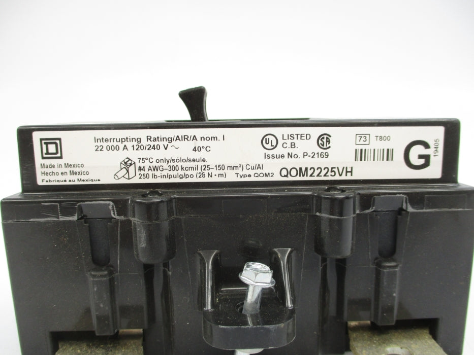 SQUARE D QOM2225VH 225A 240V NSMP