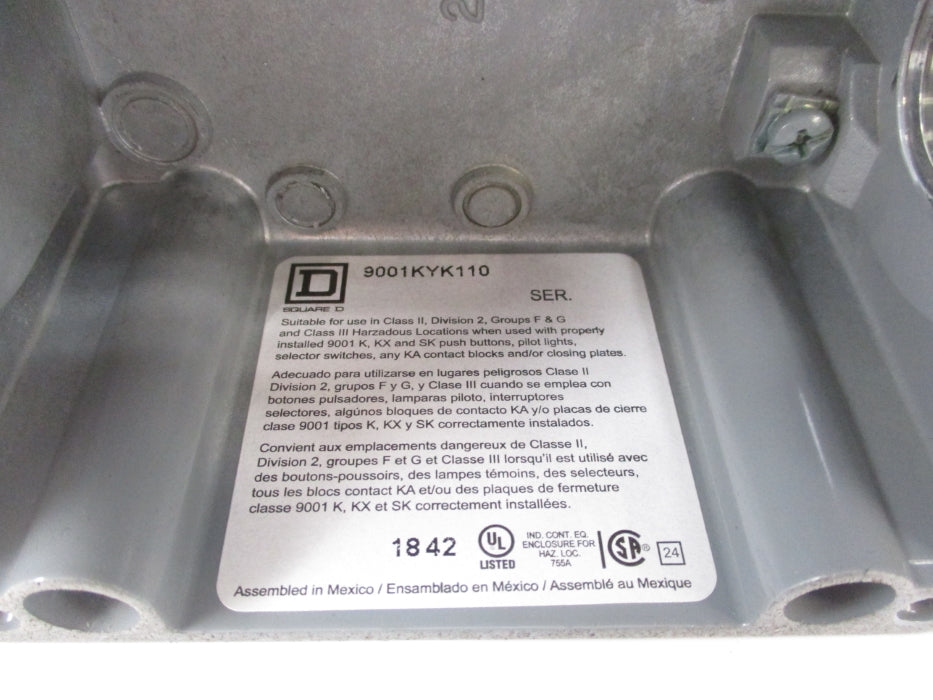 SQUARE D 9001KYK110 NSMP