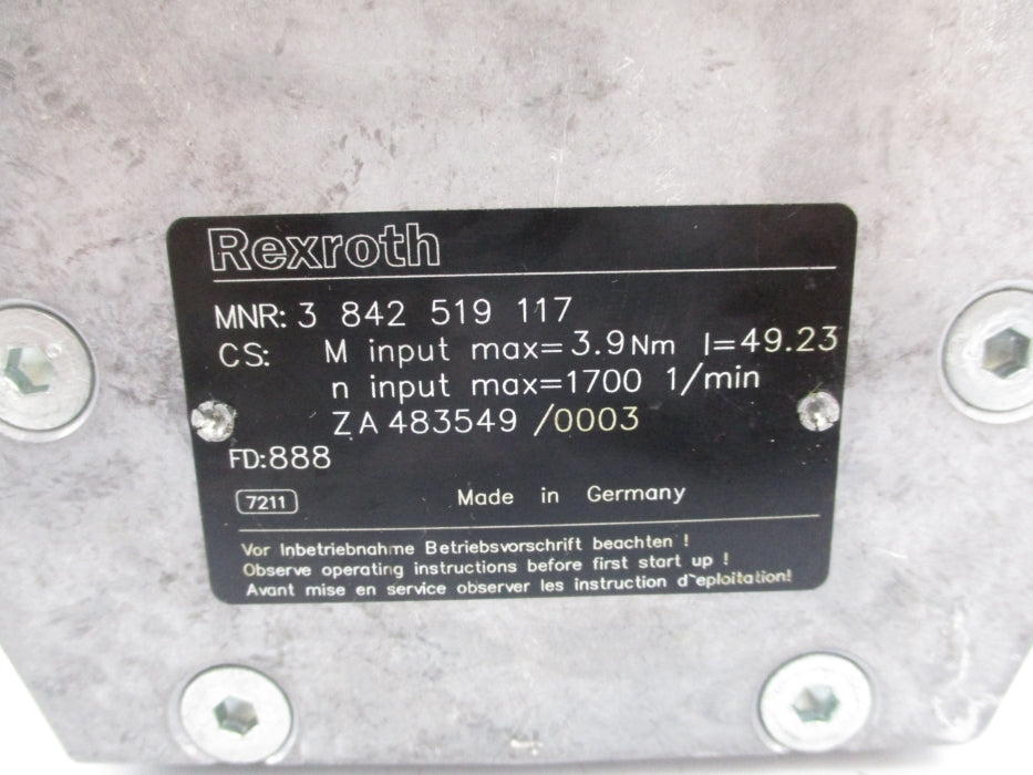 REXROTH 3842519117 NSNP