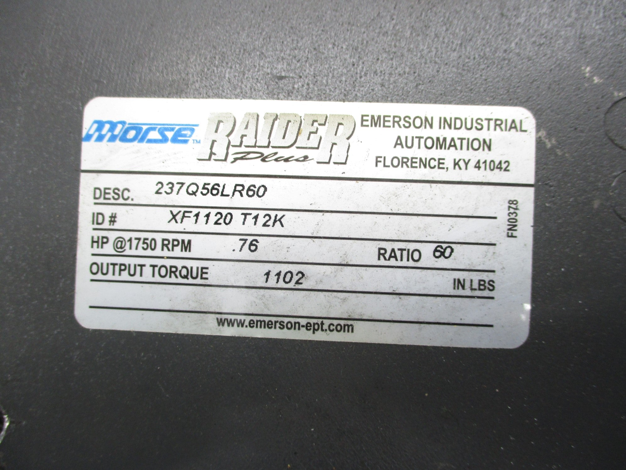 MORSE 237Q56LR60 NSNP