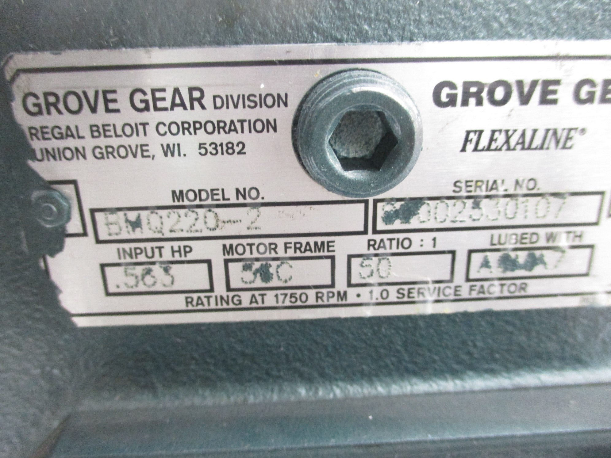 GROVE GEAR BMQ220-2 UNMP