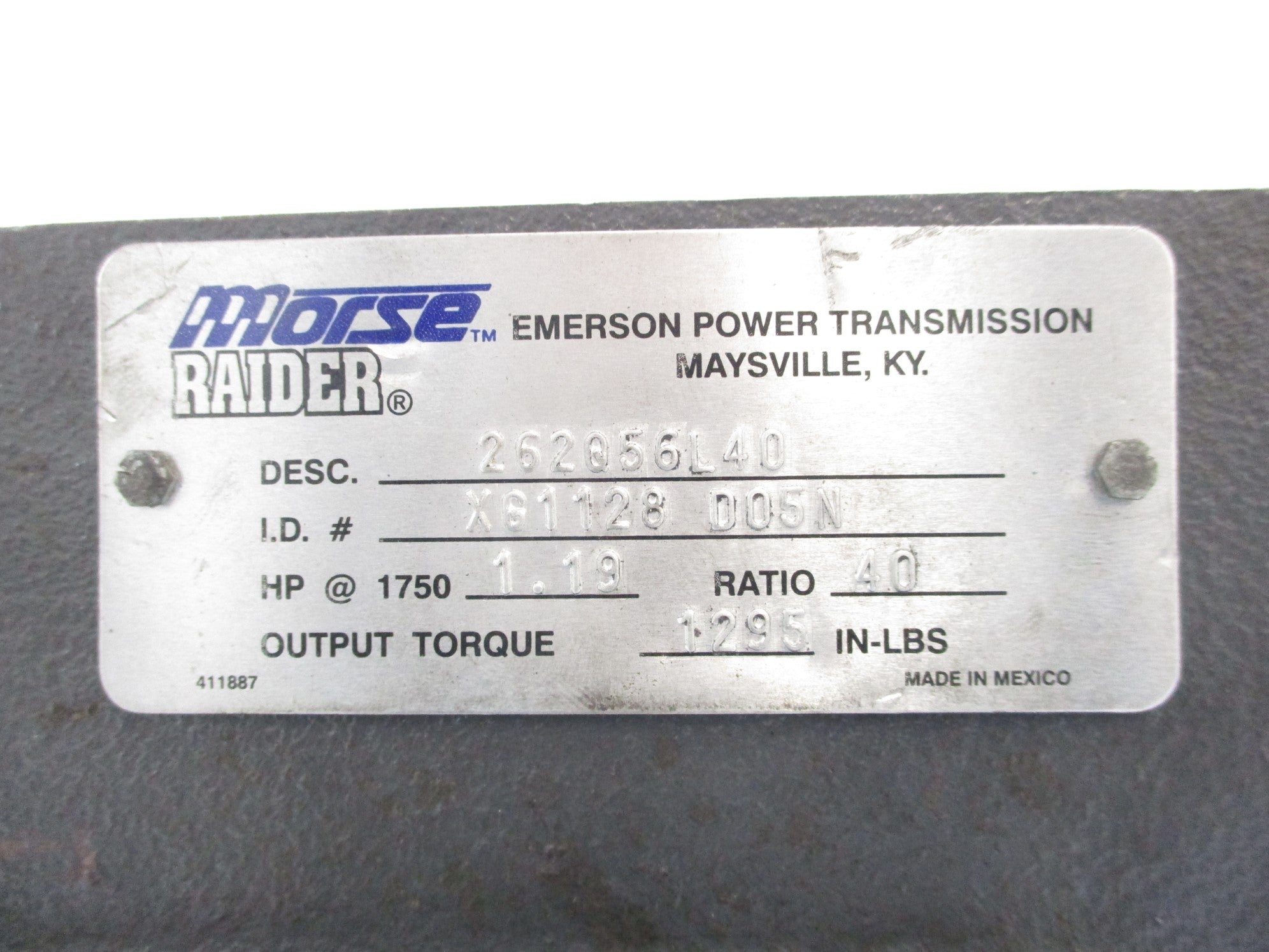 MORSE 262Q56L40 NSNP