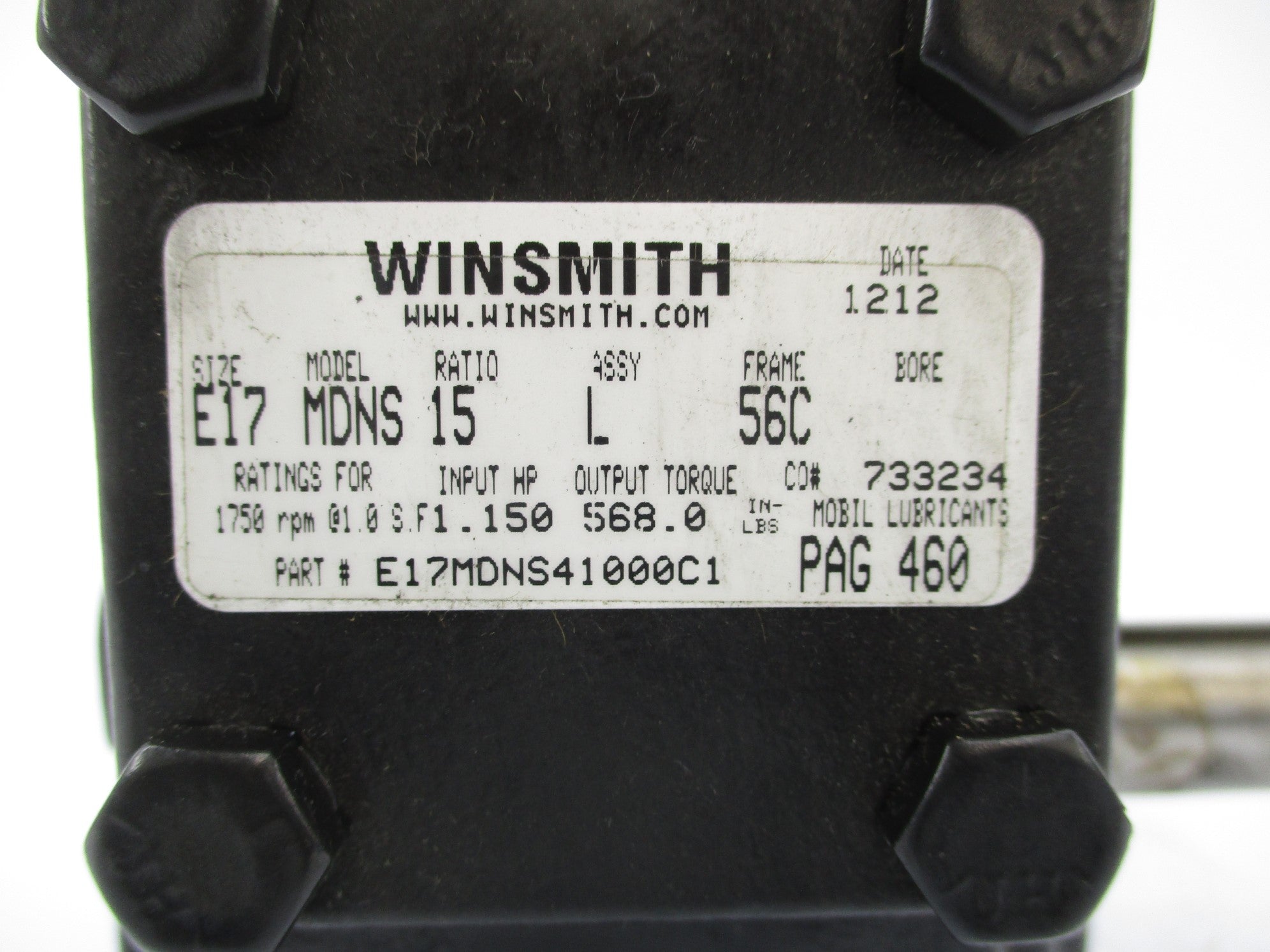 WINSMITH E17MDNS15L56C NSNP