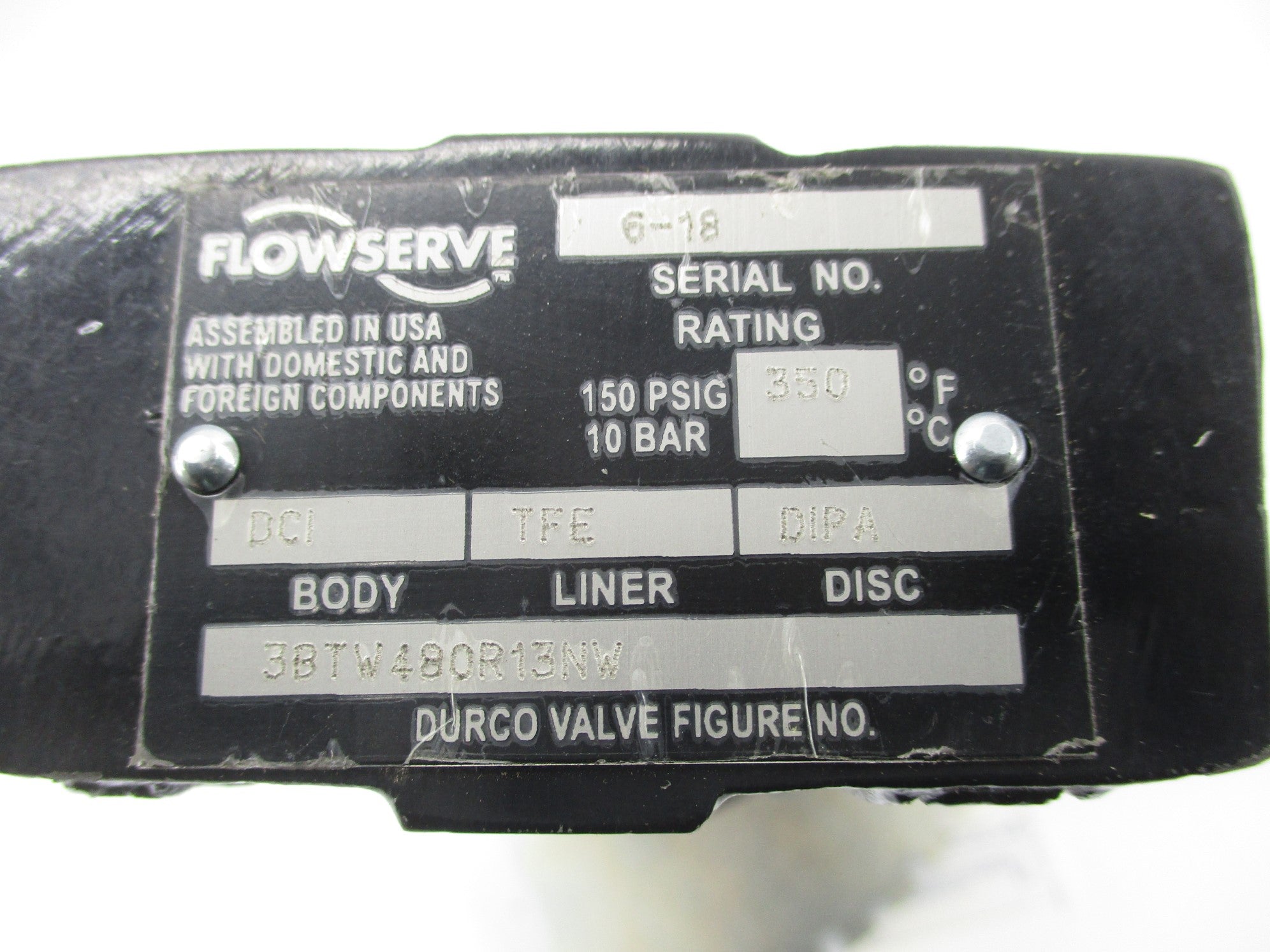 FLOWSERVE 3BTW480R13NW 150PSI NSNP