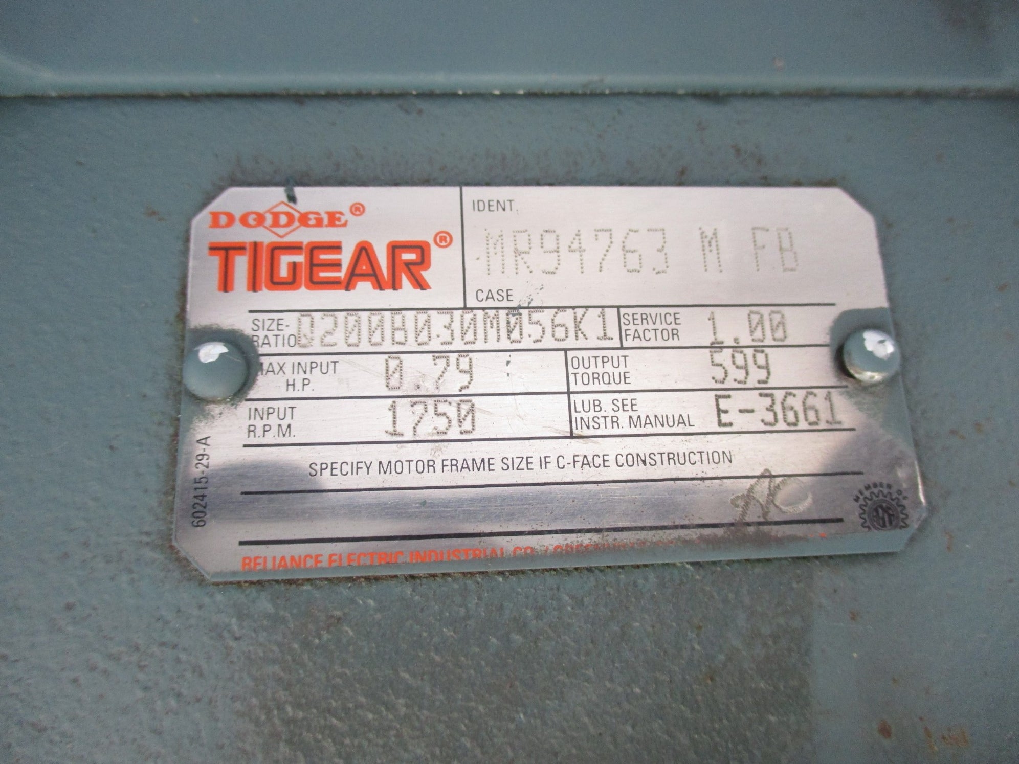 DODGE Q200B030M056K1 (AS PICTURED) UNMP