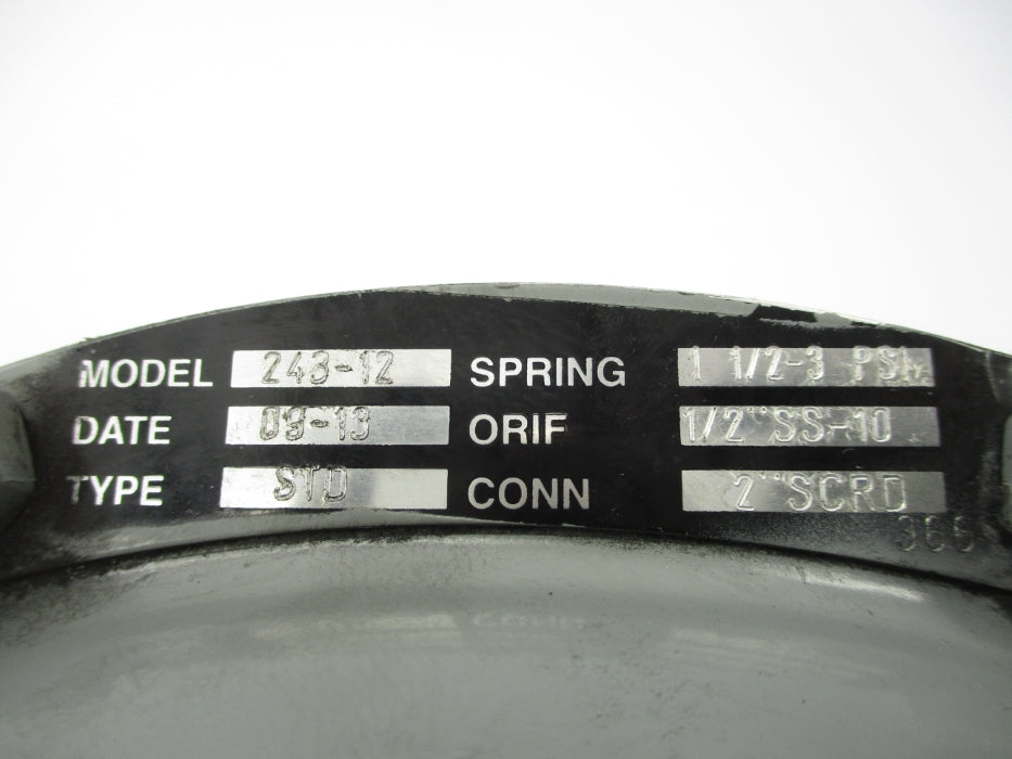 SENSUS 243-12 1/2-3PSI UNMP