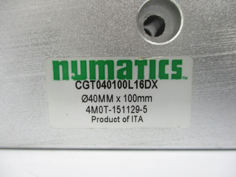 NUMATICS CGT040100L16DX NSNP