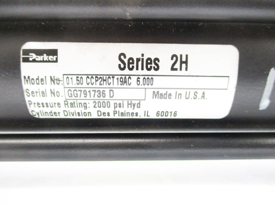 PARKER 01.50CCP2HCT19AC6.000 2000PSI NSNP