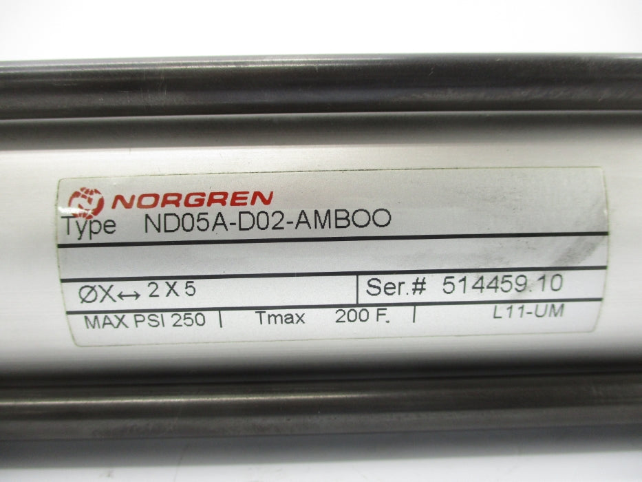 NORGREN ND05A-D02-AMBOO 250PSI NSNP