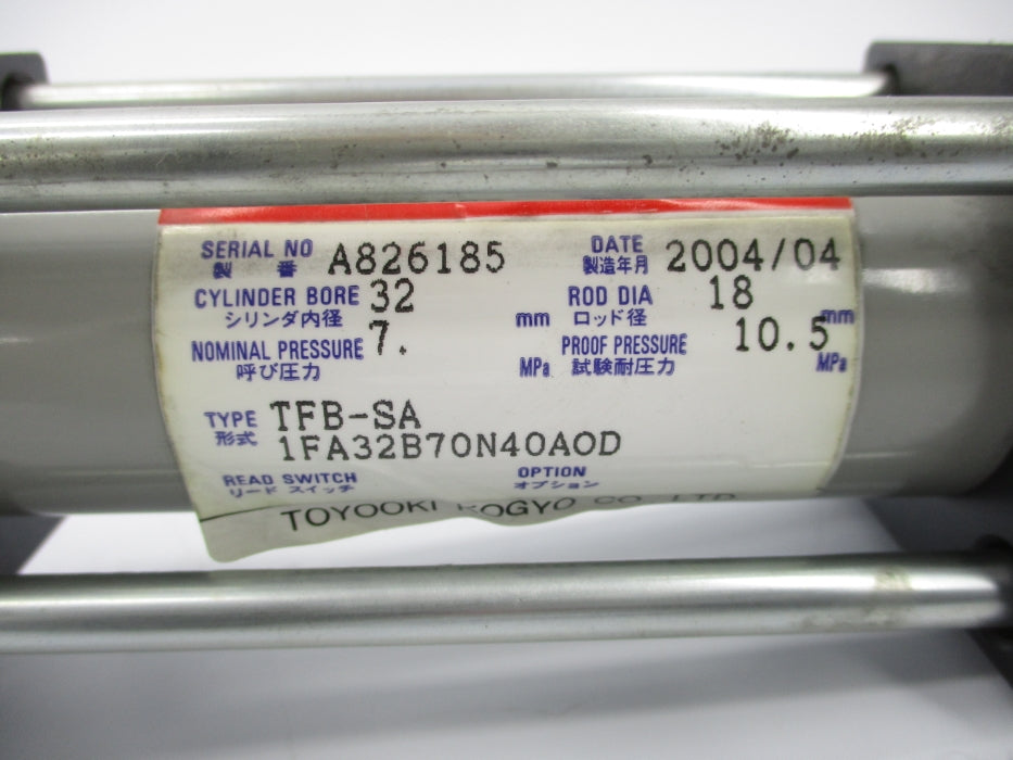 TOYOOKI KOGYO TFB-SA 1FA32B70N40A0D NSNP
