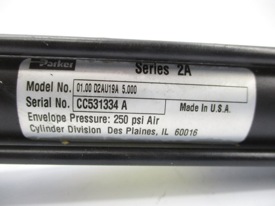 PARKER 01.00D2AU19A5.000 250PSI NSNP