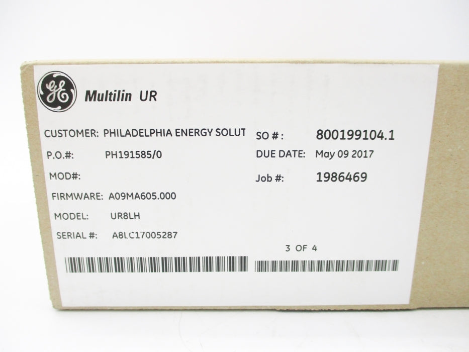 GENERAL ELECTRIC UR8LH NSFS