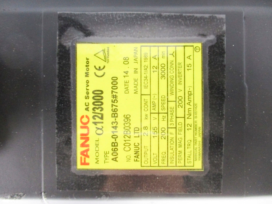 FANUC A06B-0143-B675#7000 UNMP