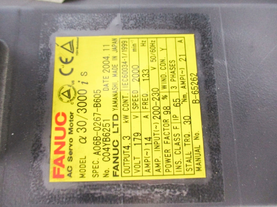 FANUC A06B-0267-B605 UNMP