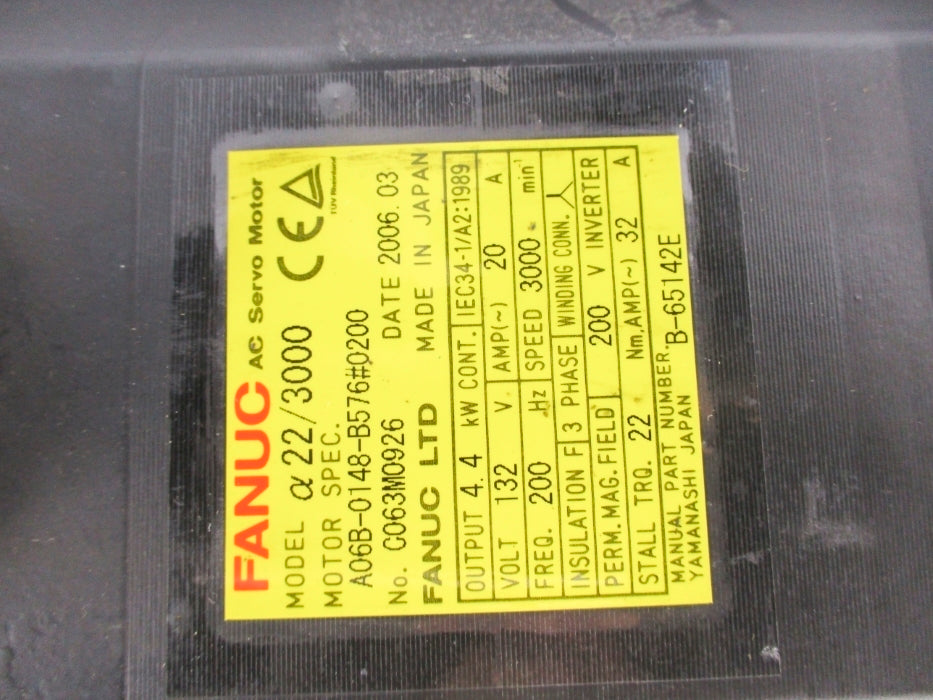 FANUC A06B-0148-B576#0200 UNMP