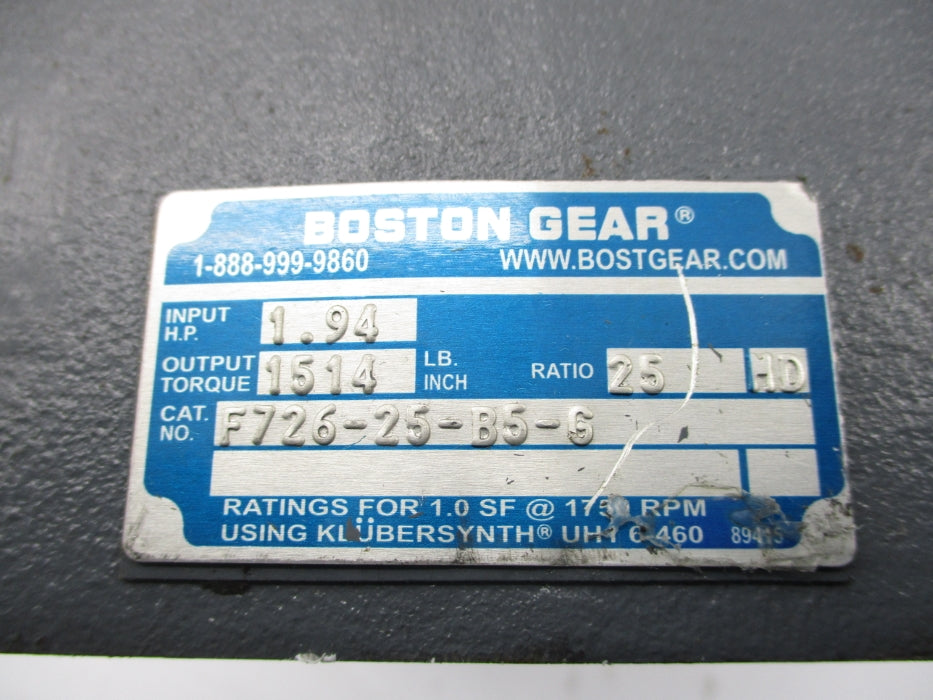 BOSTON GEAR F726-25-B5-G NSNP