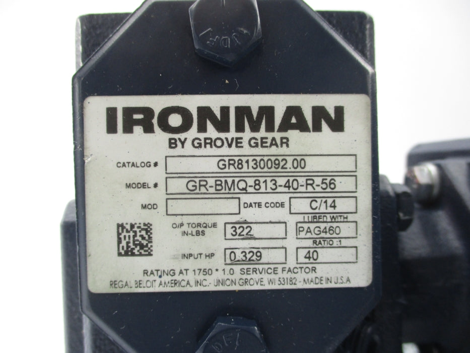 GROVE GEAR GR-BMQ-813-40-R-56 NSNP