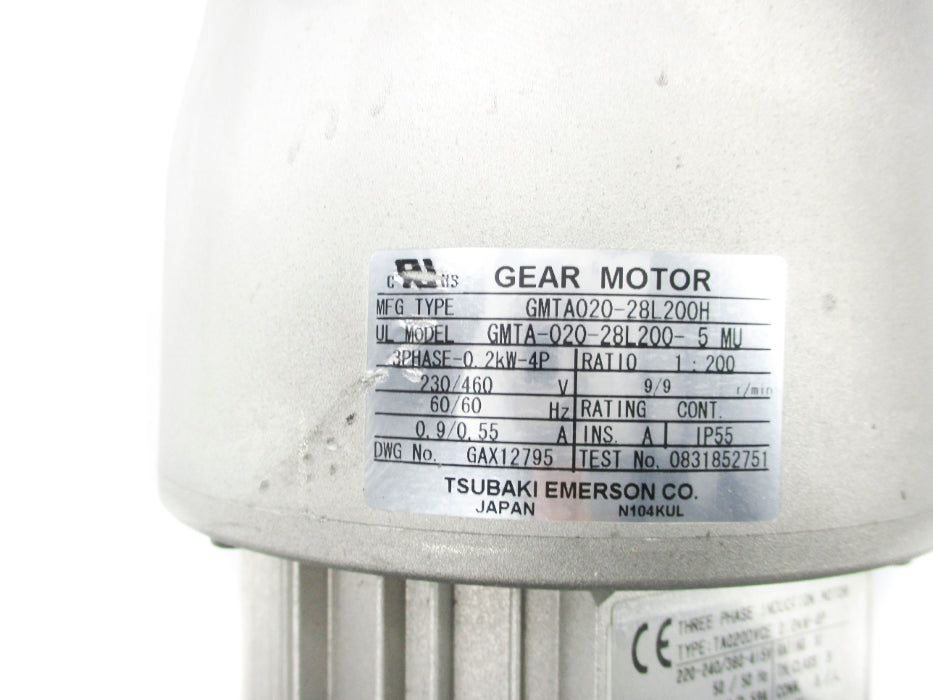TSUBAKI GMTA020-28L200H NSNP