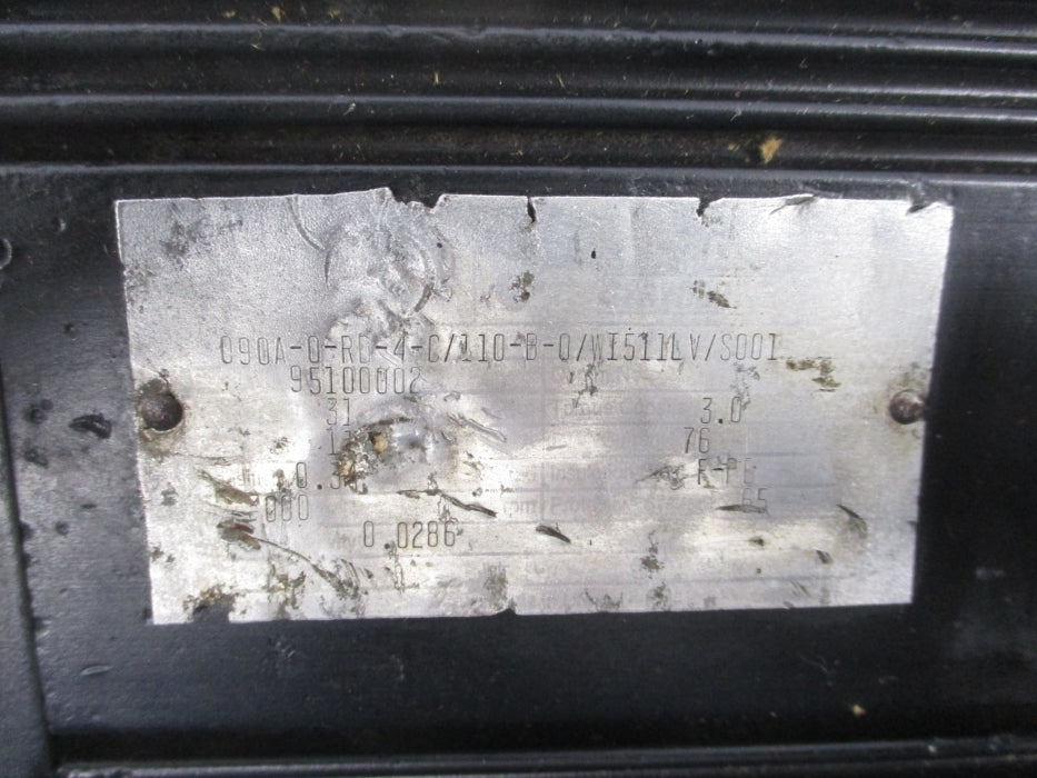 INDRAMAT 090A-0-RD-4-C/110-B-0/WI511LV/S001 95100002 REMAN