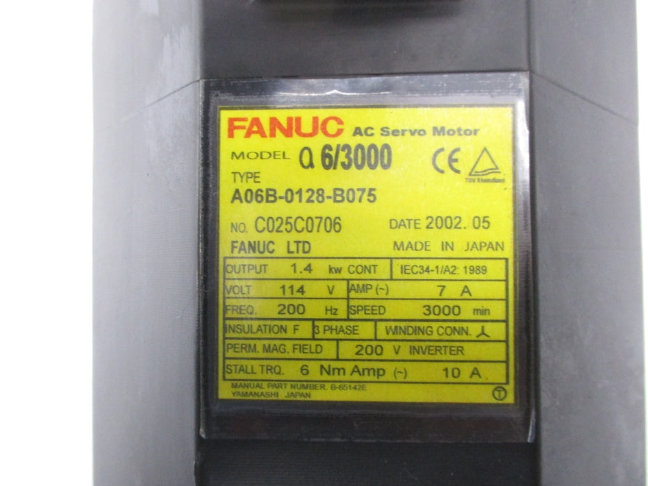FANUC A06B-0128-B075 UNMP
