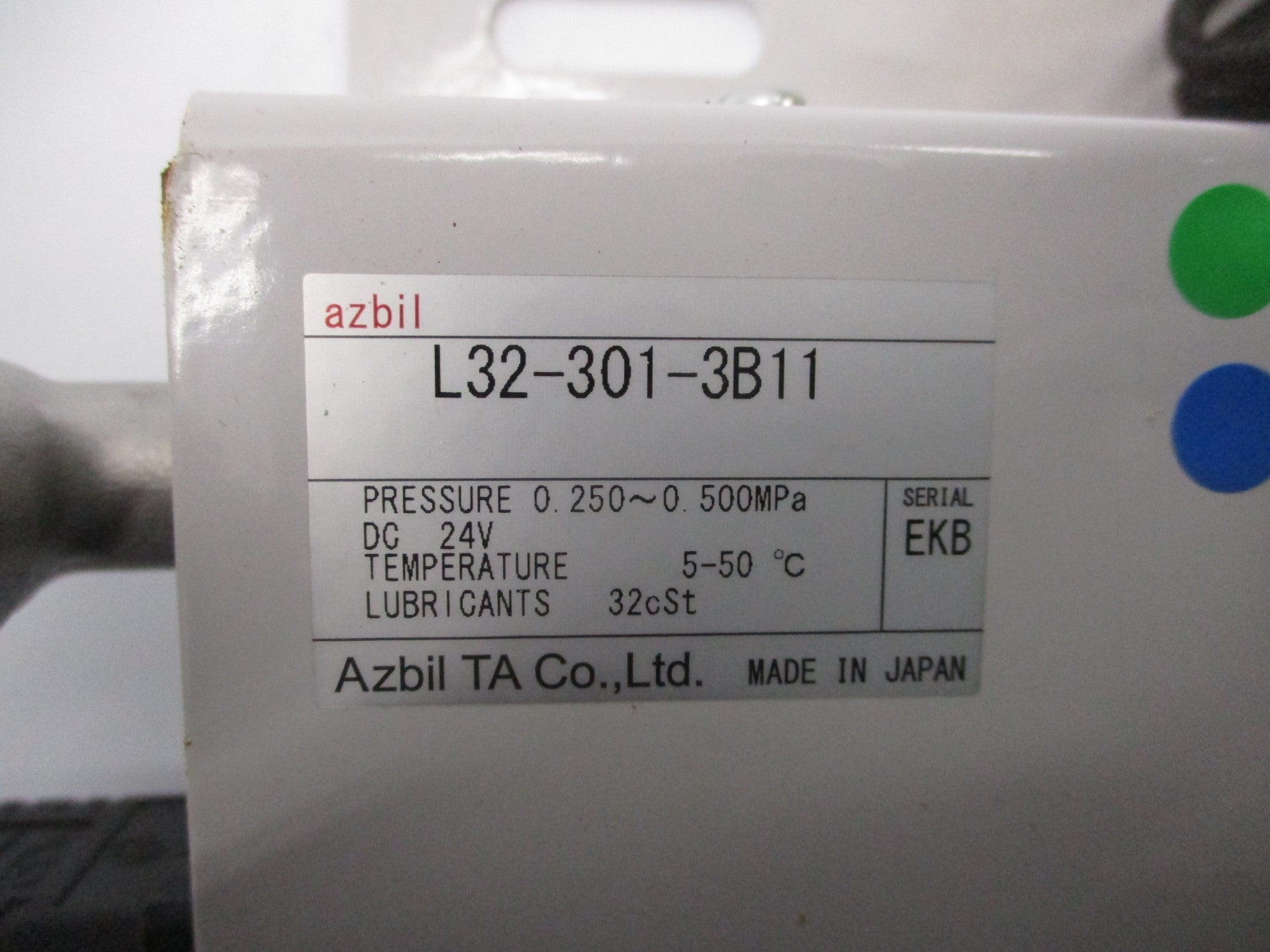 AZBIL L32-301-3B11 NSNP