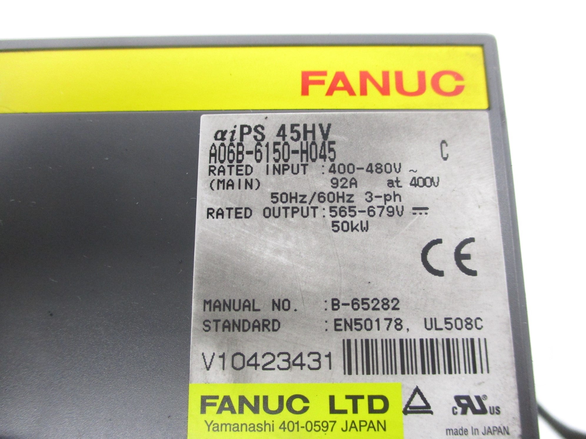 FANUC A06B-6150-H045 UNMP