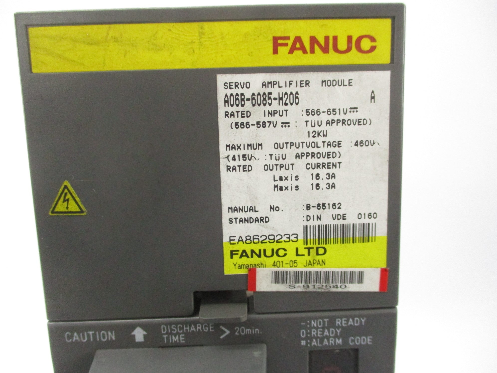FANUC A06B-6085-H206 UNMP