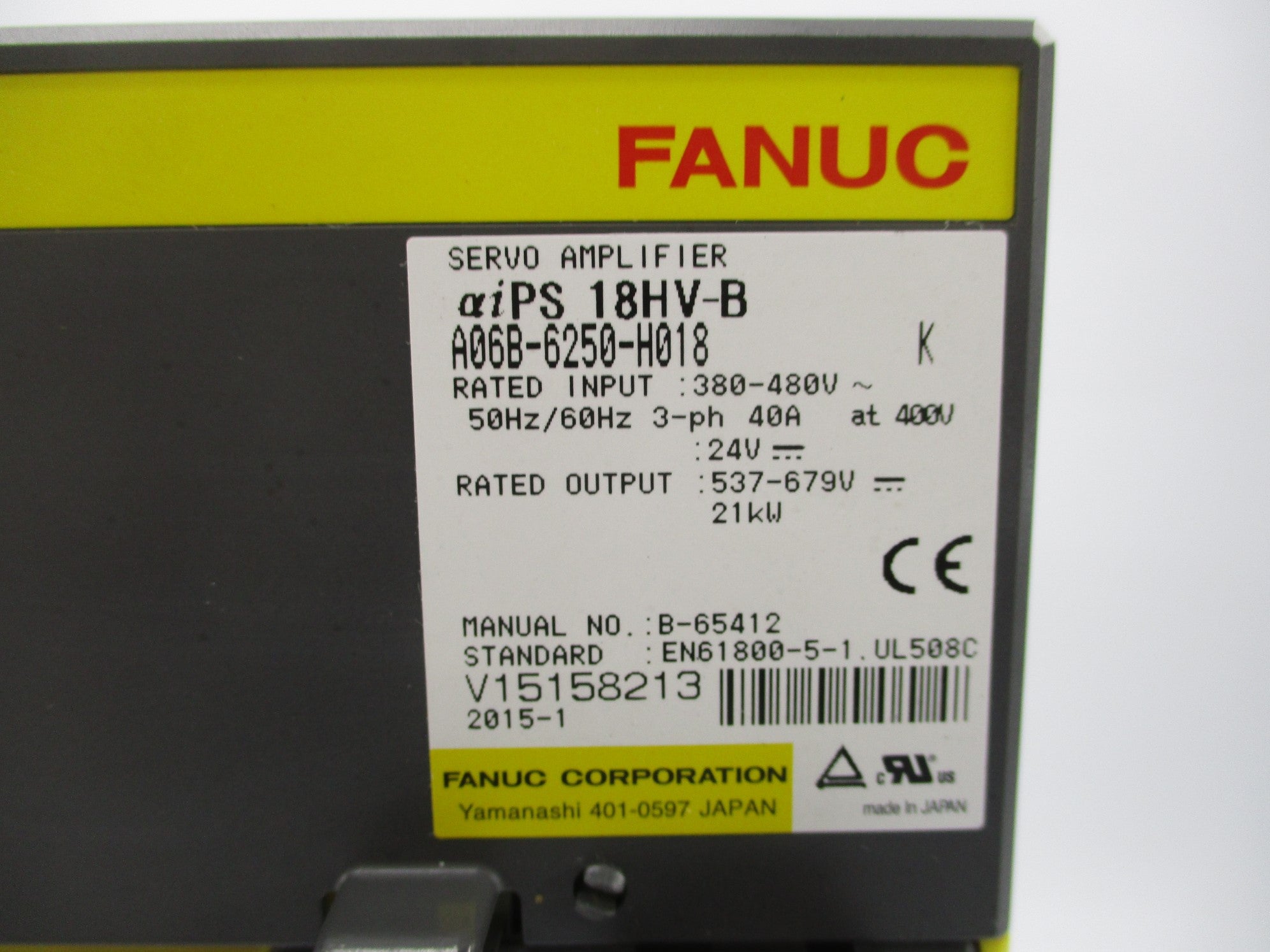 FANUC A06B-6250-H018 UNMP