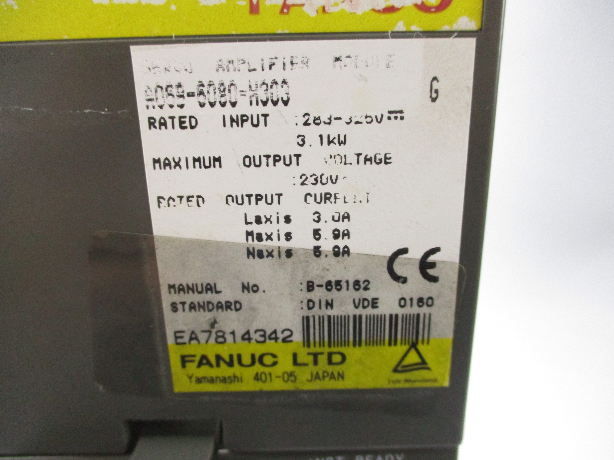FANUC A06B-6080-H303 REMAN