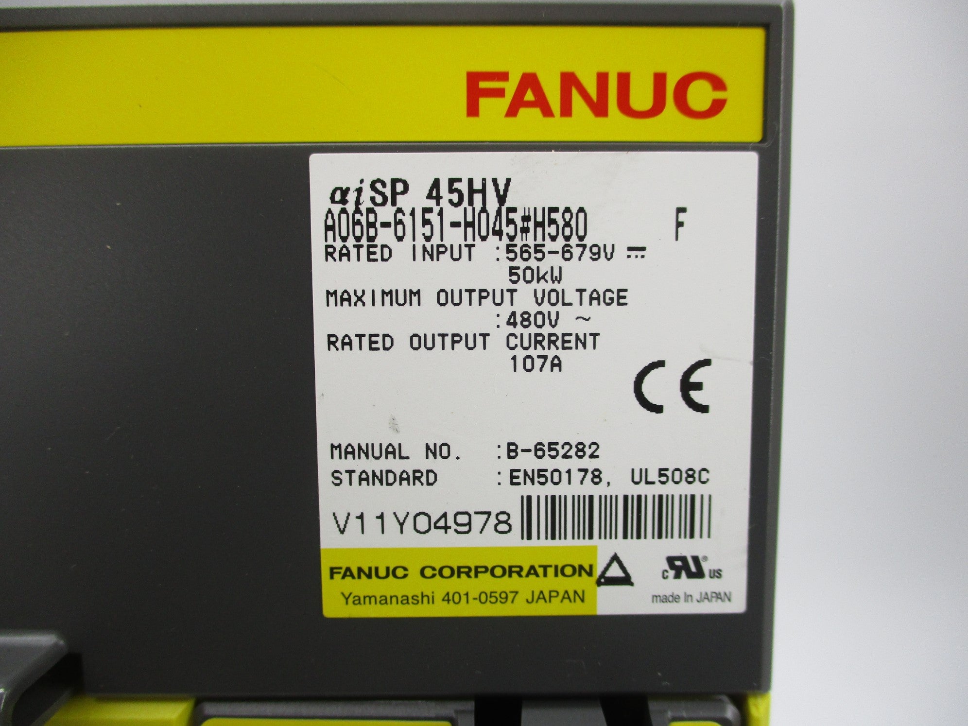 FANUC A06B-6151-H045#H580 NSMP