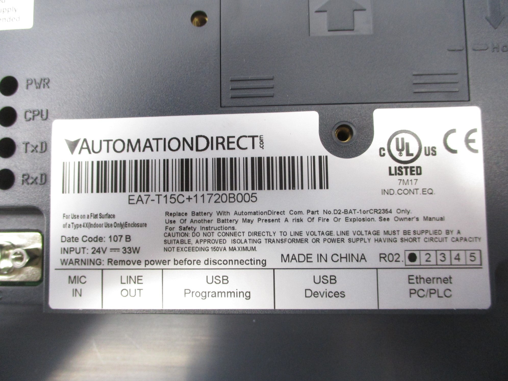 AUTOMATION DIRECT EA7-T15C NSMP