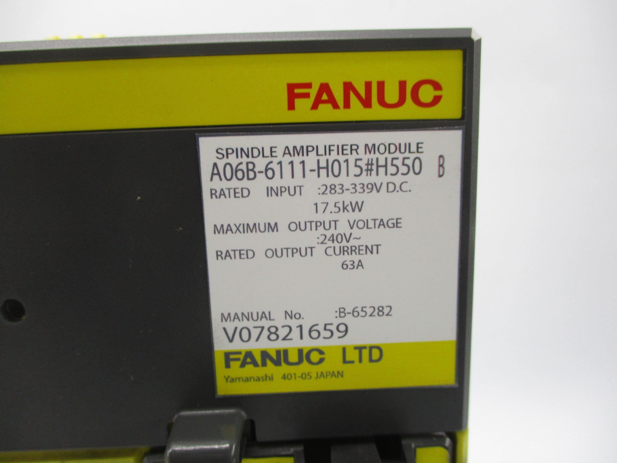 FANUC A06B-6111-H015#H550 REMAN