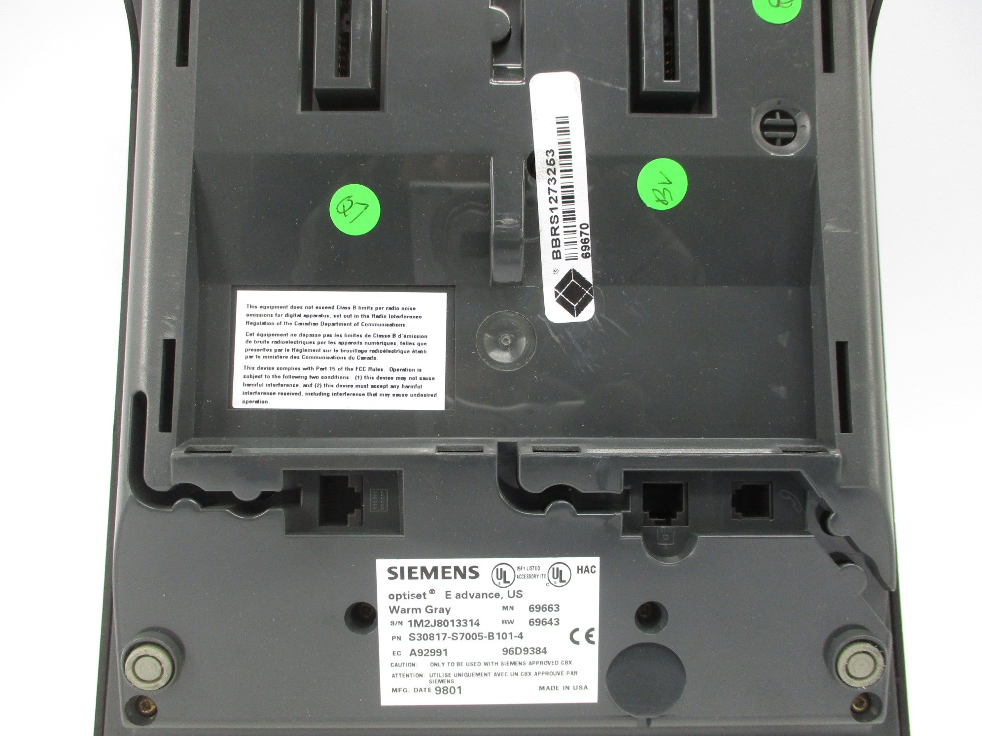 SIEMENS S30817-S7005-B101-4 BBRS1273253 NSMP