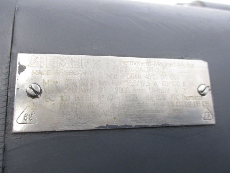 SIEMENS 1FT5102-0AC71-1-Z UNMP