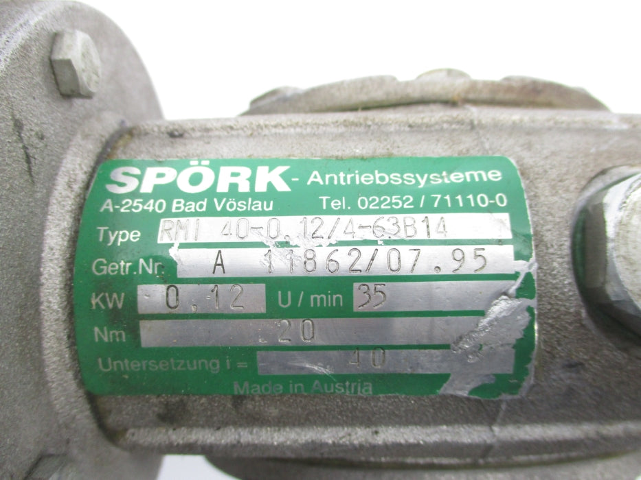 SPORK RMI40-0.12/4-63B14 UNMP