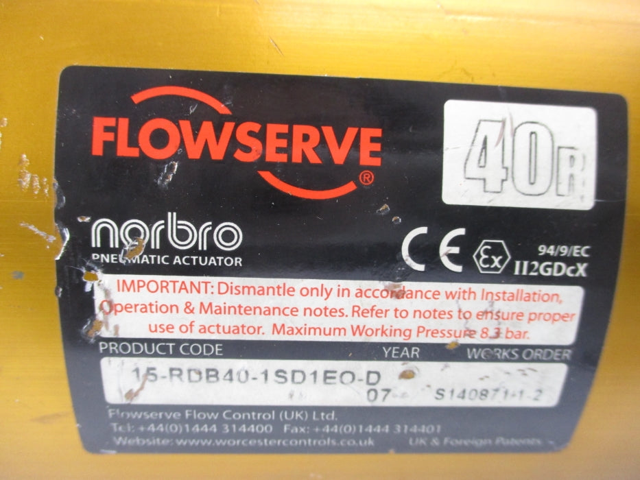 FLOWSERVE 15-RDB40-1SD1E0-D NSNP