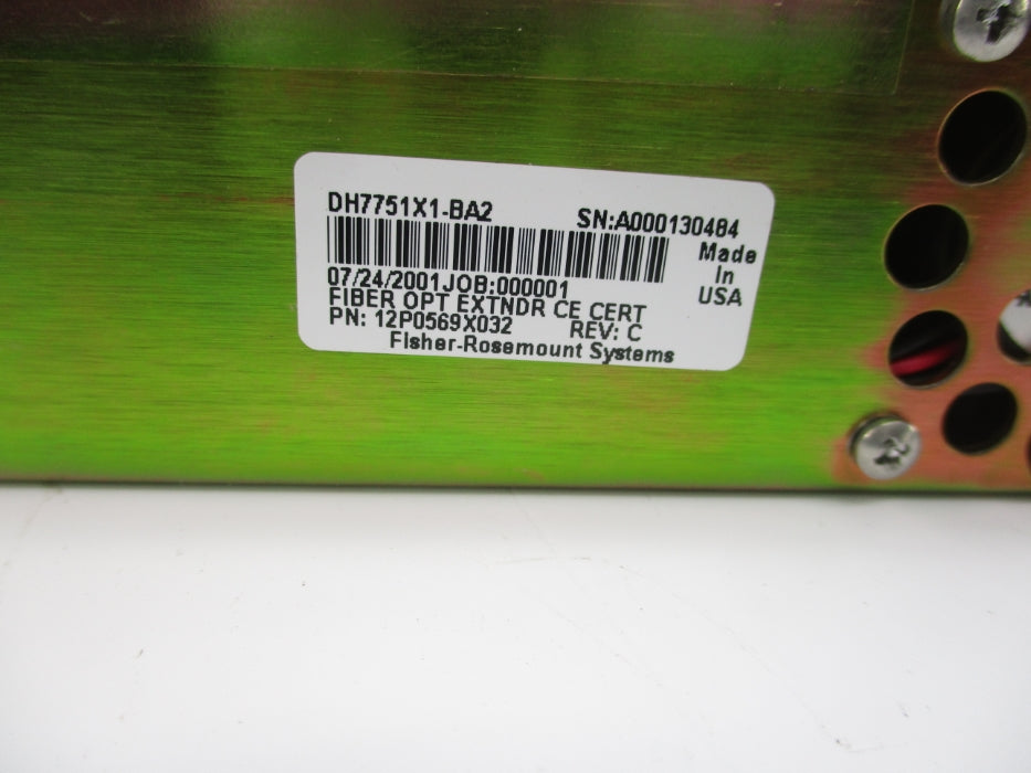 FISHER ROSEMOUNT DH7751X1-BA2 12P0569X032R UNMP