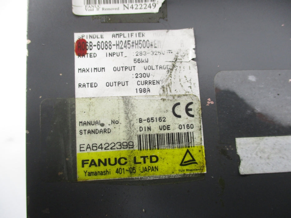 FANUC A06B-6088-H245#H500#EM REMAN
