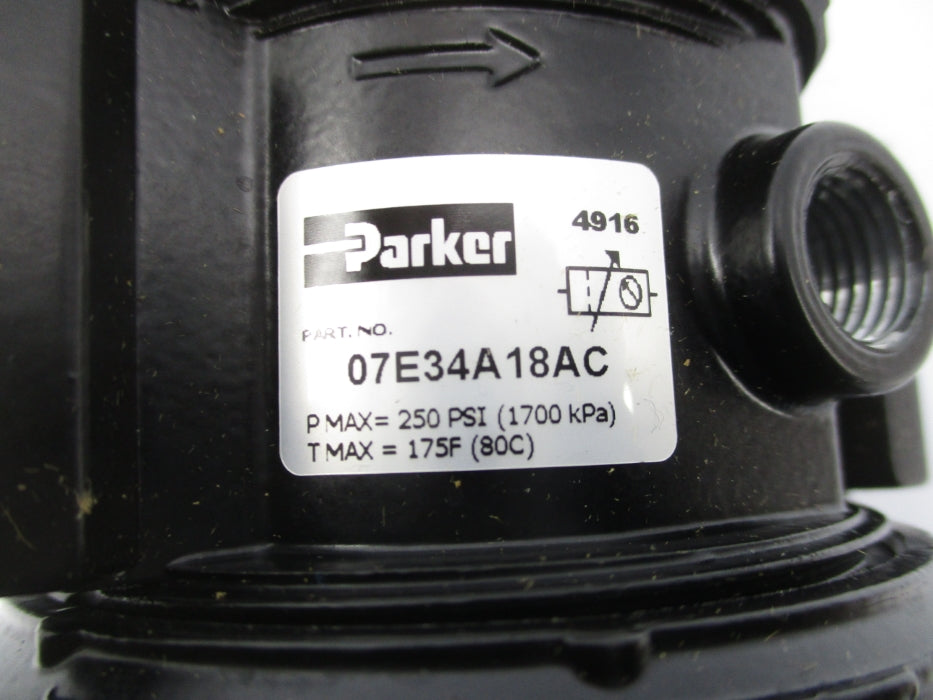 PARKER 07E34A18AC 250PSI NSMP