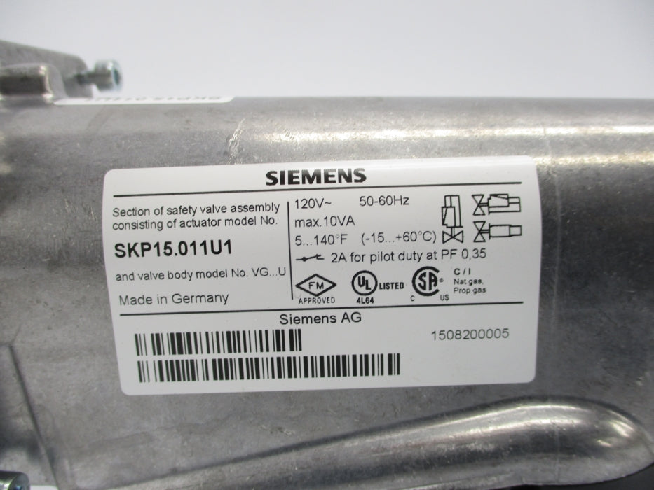 SIEMENS SKP15.011U1 110/120V NSMP