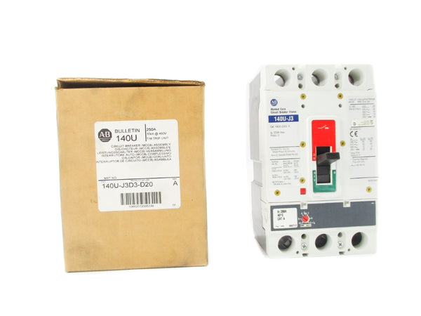 ALLEN BRADLEY 140U-J3D3-D20 SER. A 250A 480V NSMP